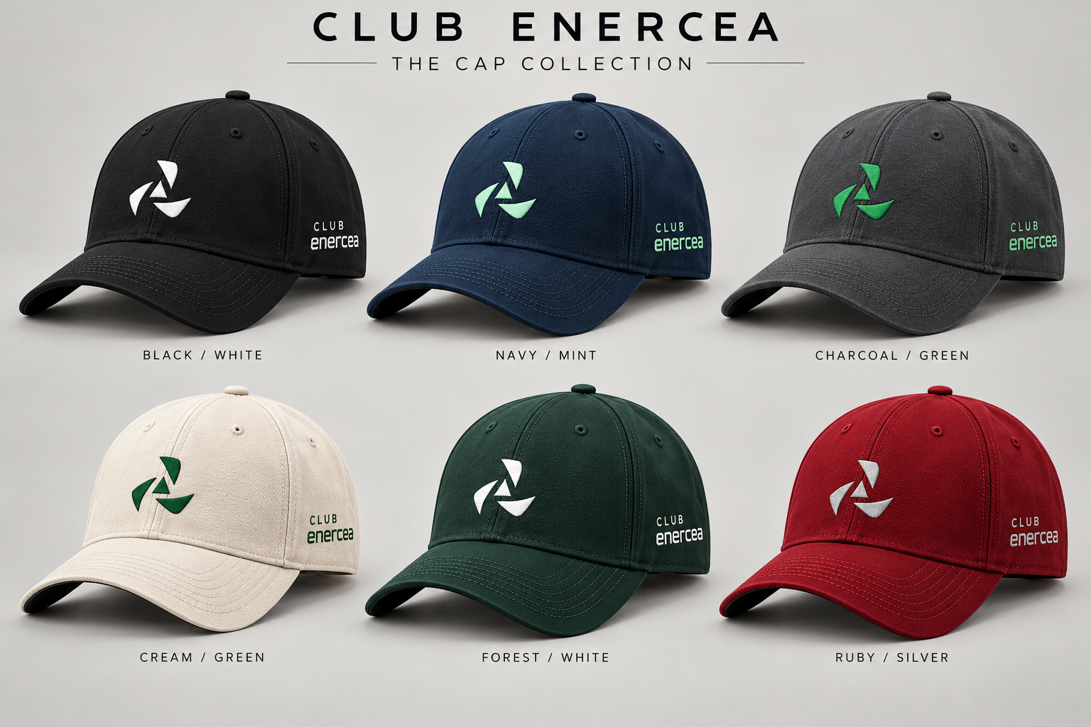 Premium Club Enercea baseball cap collection